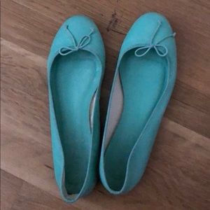 J Crew classic leather ballet flats